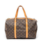 Travel Bag Sac Souple 35 Brown Monogram Canvas