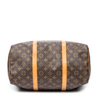 Travel Bag Sac Souple 35 Brown Monogram Canvas