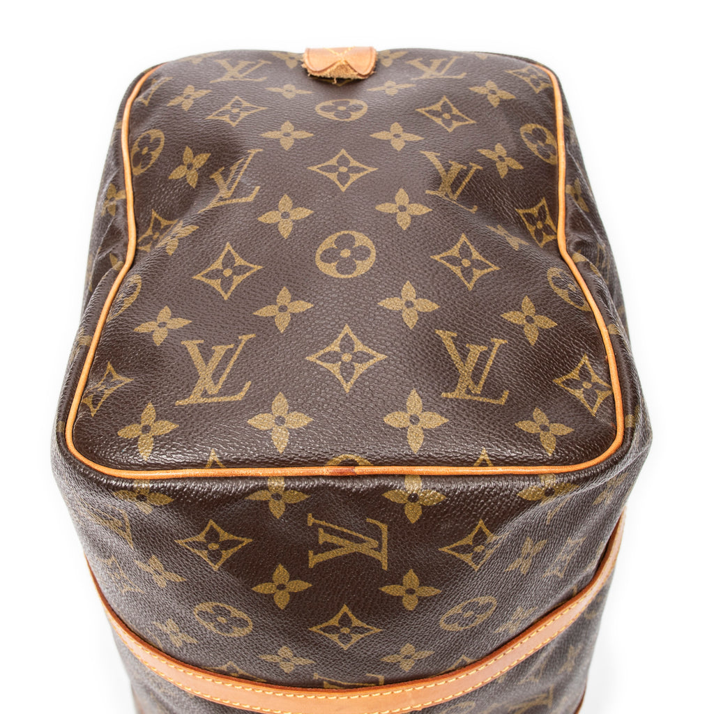 Travel Bag Sac Souple 35 Brown Monogram Canvas