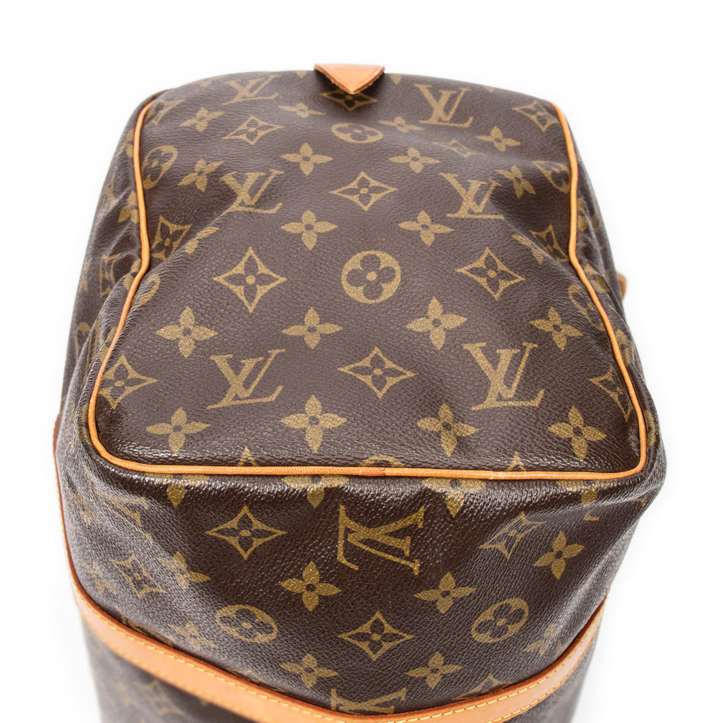 Travel Bag Sac Souple 35 Brown Monogram Canvas