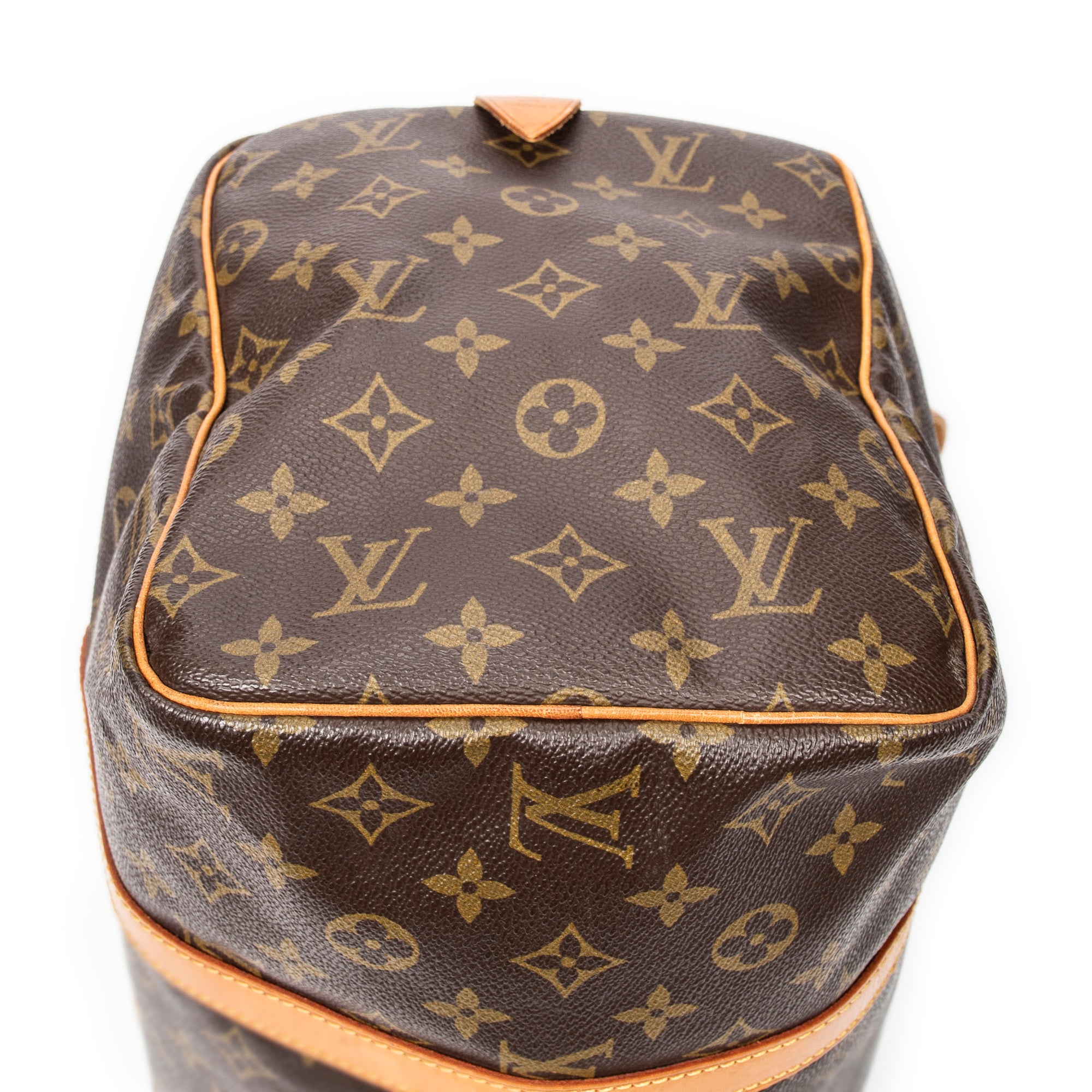 Travel Bag Sac Souple 35 Brown Monogram Canvas