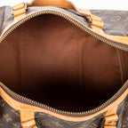 Travel Bag Sac Souple 35 Brown Monogram Canvas