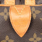 Travel Bag Sac Souple 35 Brown Monogram Canvas