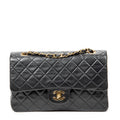 Shoulder Bag Classic Double Flap 26 Black Quilted Lambskin Leather