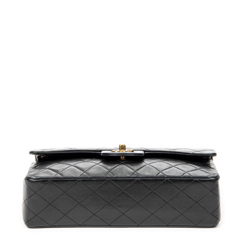 Shoulder Bag Classic Double Flap 26 Black Quilted Lambskin Leather