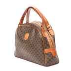 Handbag Dome Bowler Bag Brown Macadam Coated Canvas