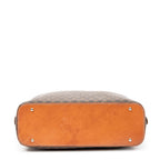 Handbag Dome Bowler Bag Brown Macadam Coated Canvas