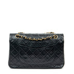 Shoulder Bag Classic Double Flap 26 Black Quilted Lambskin Leather