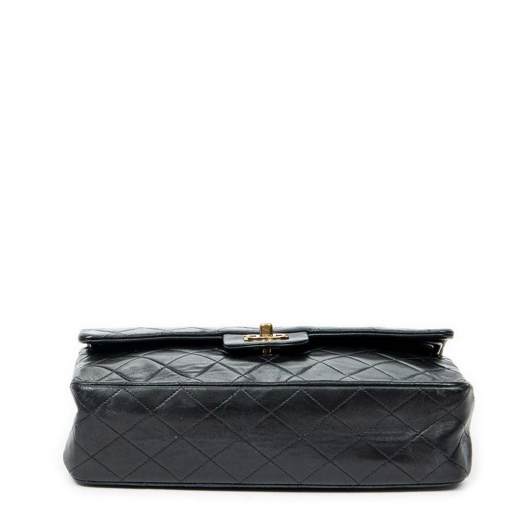 Shoulder Bag Classic Double Flap 26 Black Quilted Lambskin Leather