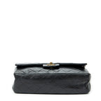 Shoulder Bag Classic Double Flap 26 Black Quilted Lambskin Leather