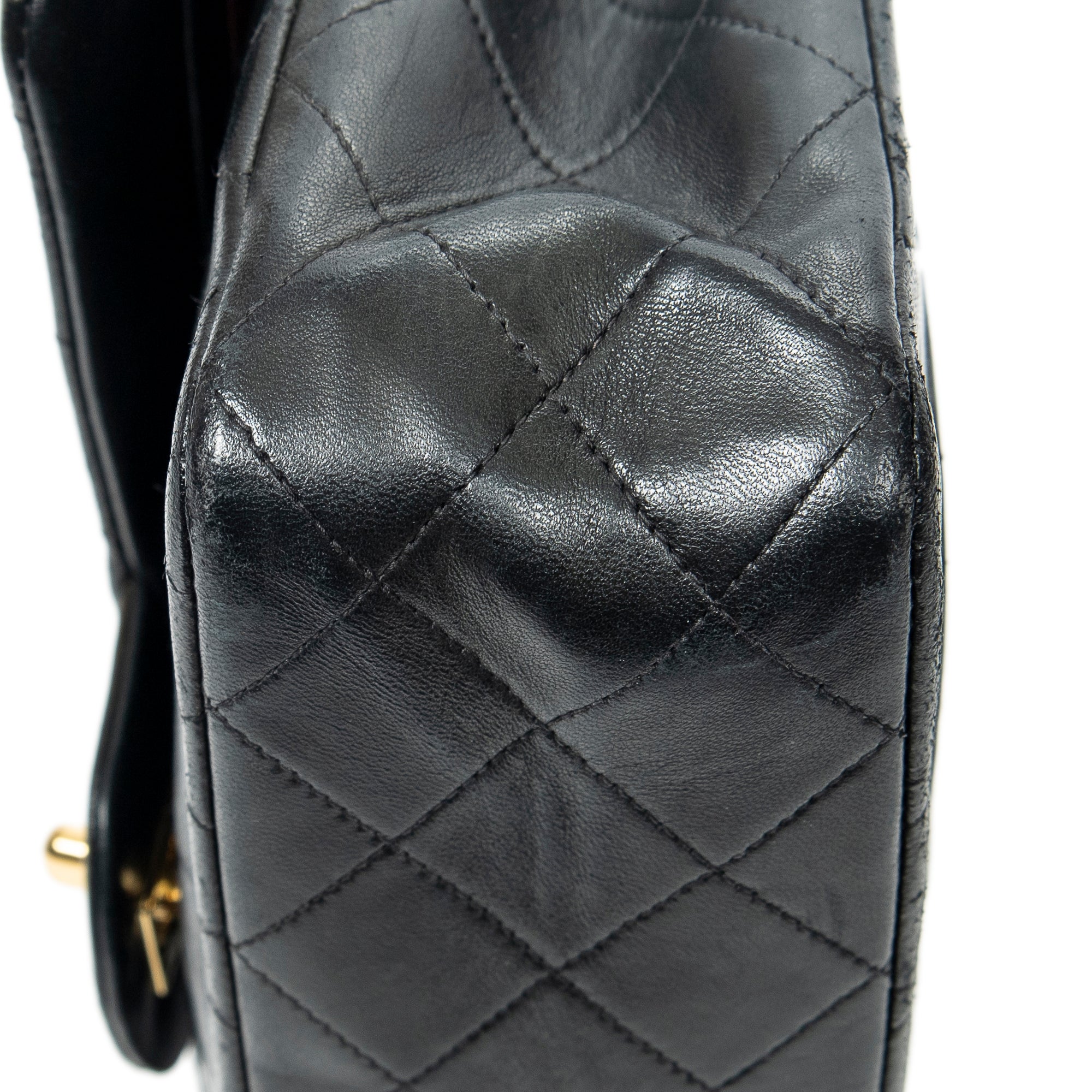 Shoulder Bag Classic Double Flap 26 Black Quilted Lambskin Leather