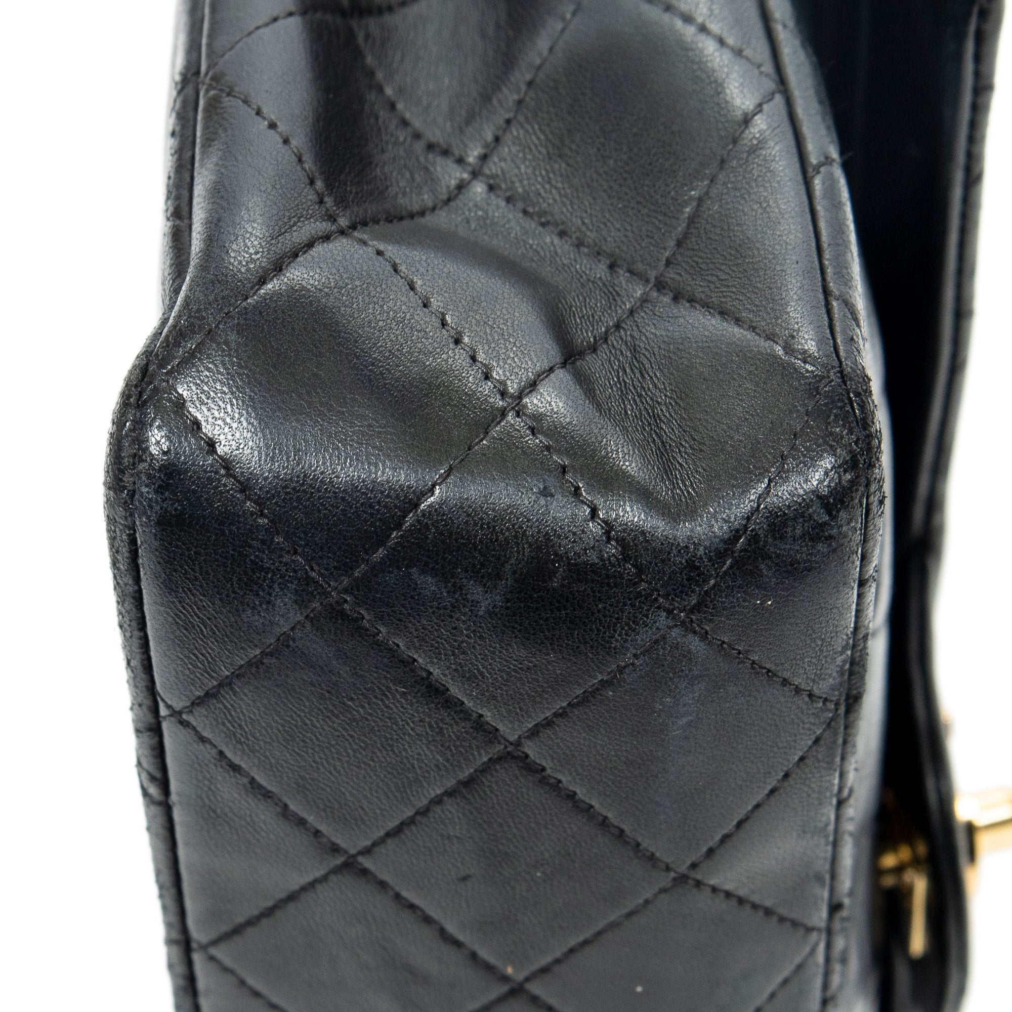 Shoulder Bag Classic Double Flap 26 Black Quilted Lambskin Leather