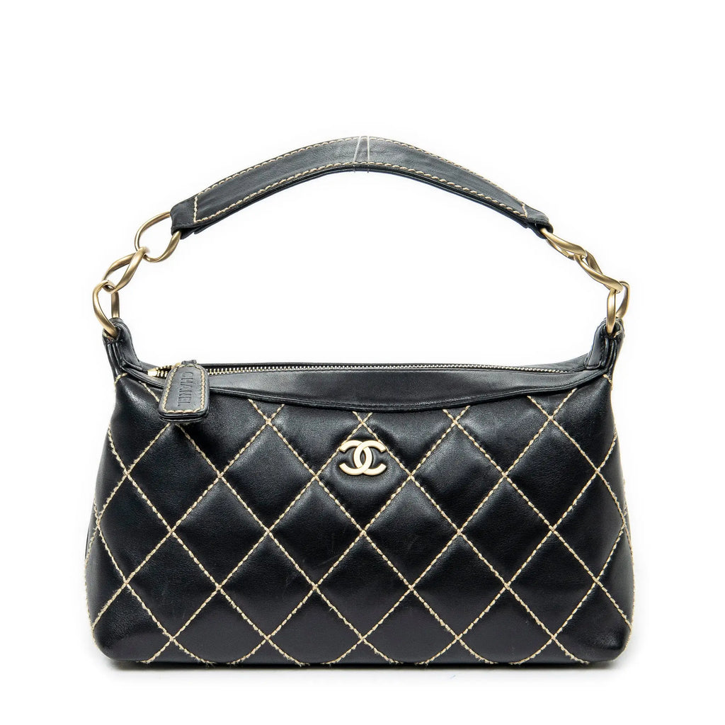 Chanel - Sac hobo Surpique CC - Noir