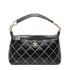 Chanel - Sac hobo Surpique CC - Noir