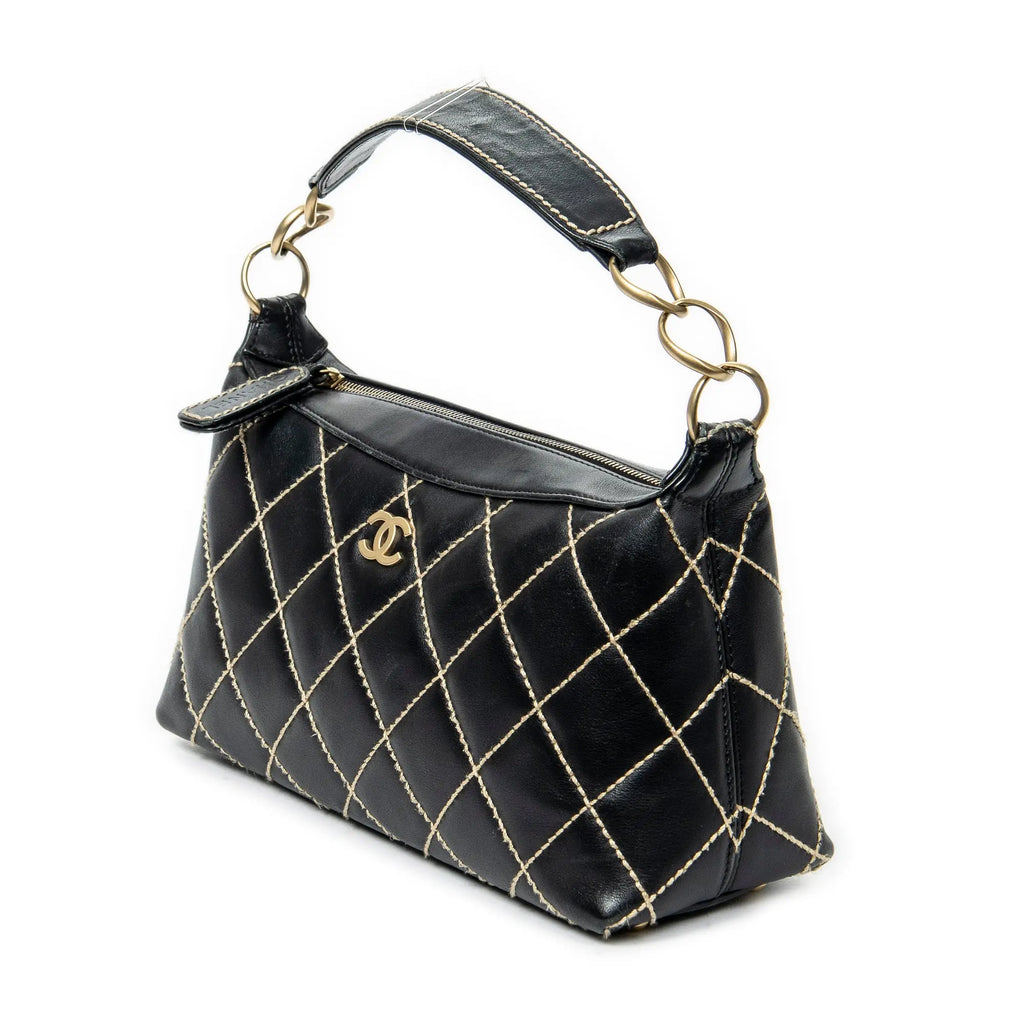 Chanel - Sac hobo Surpique CC - Noir
