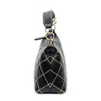 Shoulder Bag Surpique CC Hobo Black Wild Stitch Lambskin Leather