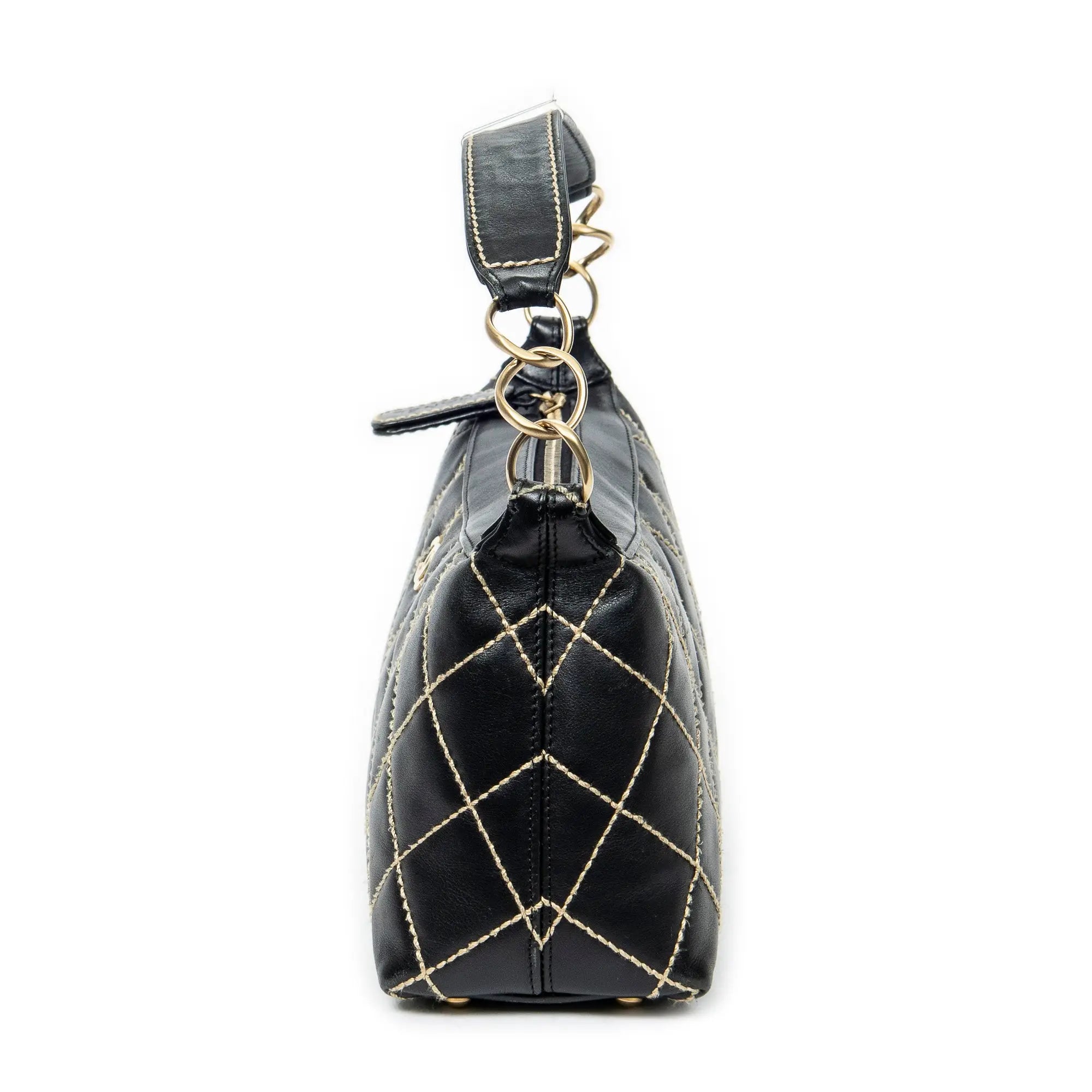 Chanel - Sac hobo Surpique CC - Noir