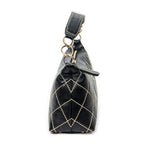 Shoulder Bag Surpique CC Hobo Black Wild Stitch Lambskin Leather