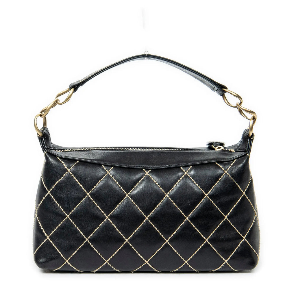 Chanel - Sac hobo Surpique CC - Noir