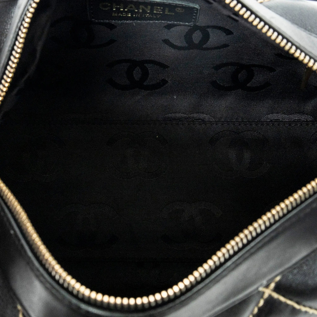 Chanel - Sac hobo Surpique CC - Noir