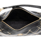 Shoulder Bag Surpique CC Hobo Black Wild Stitch Lambskin Leather