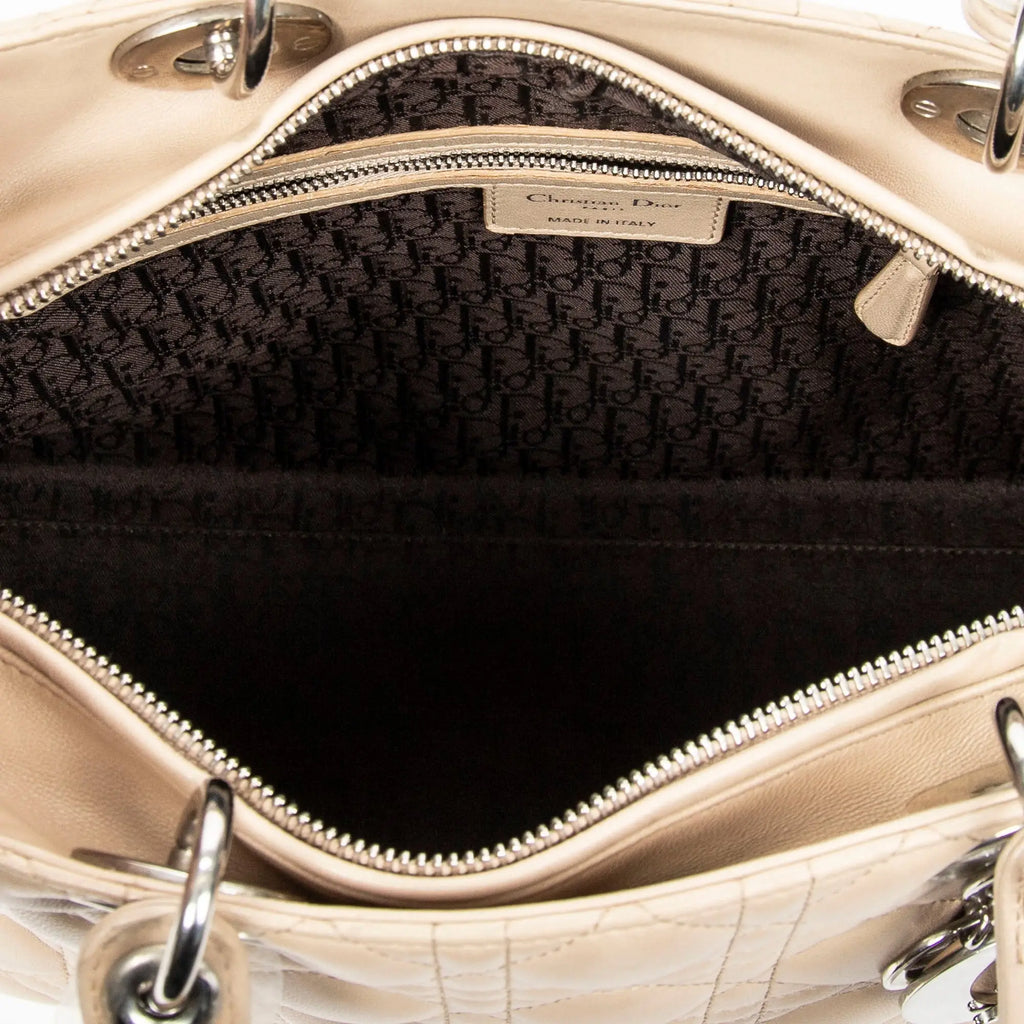 Dior - Grand Lady Dior Zippé - Beige
