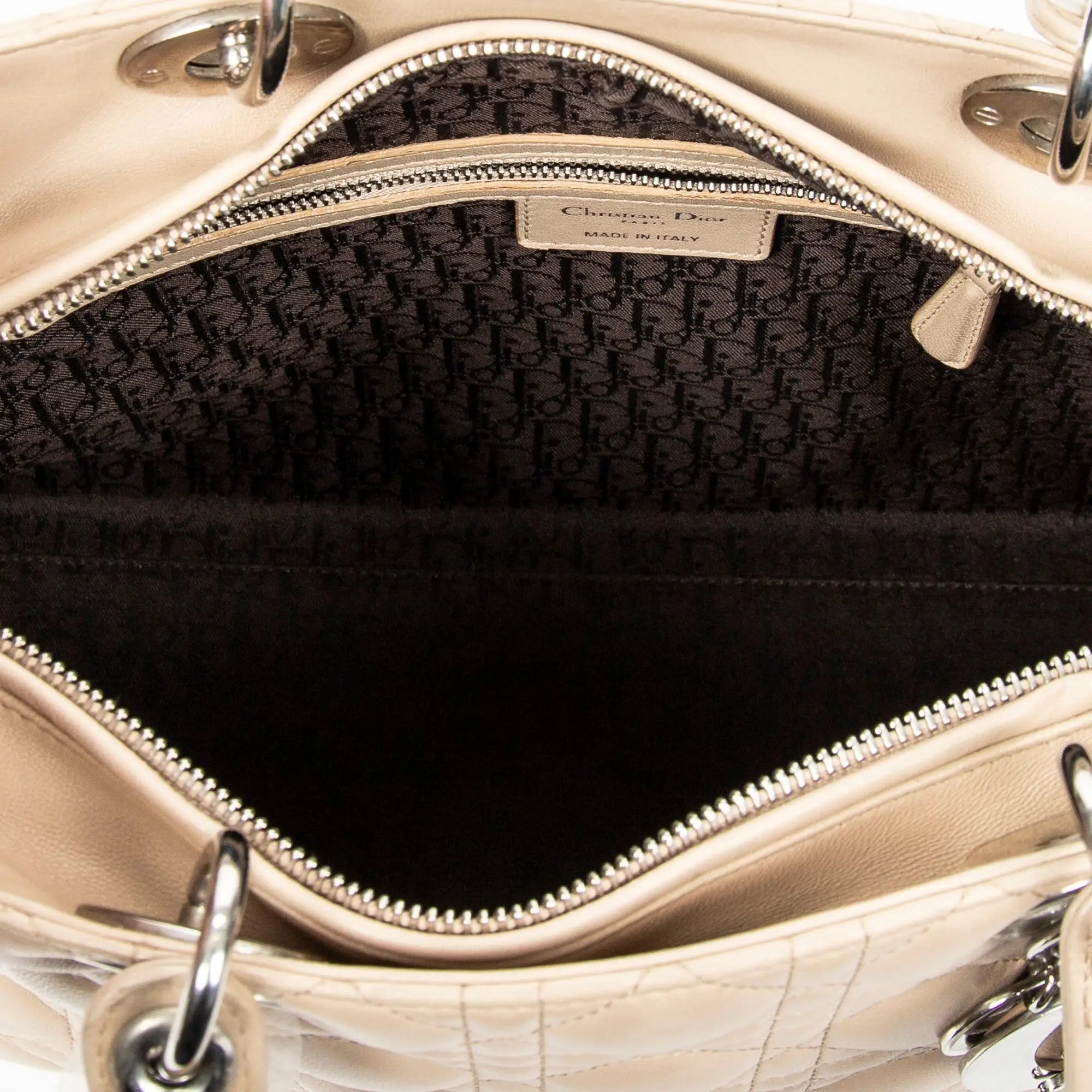 Dior - Grand Lady Dior Zippé - Beige