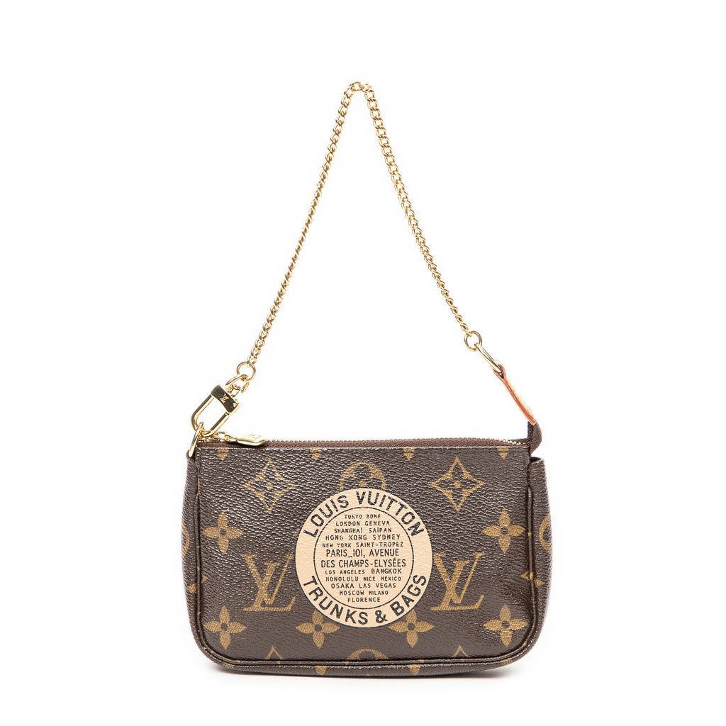 Pouch Ltd.Ed.Trunks&Bags Mini Pochette Accessoires Brown Monogram Trunks