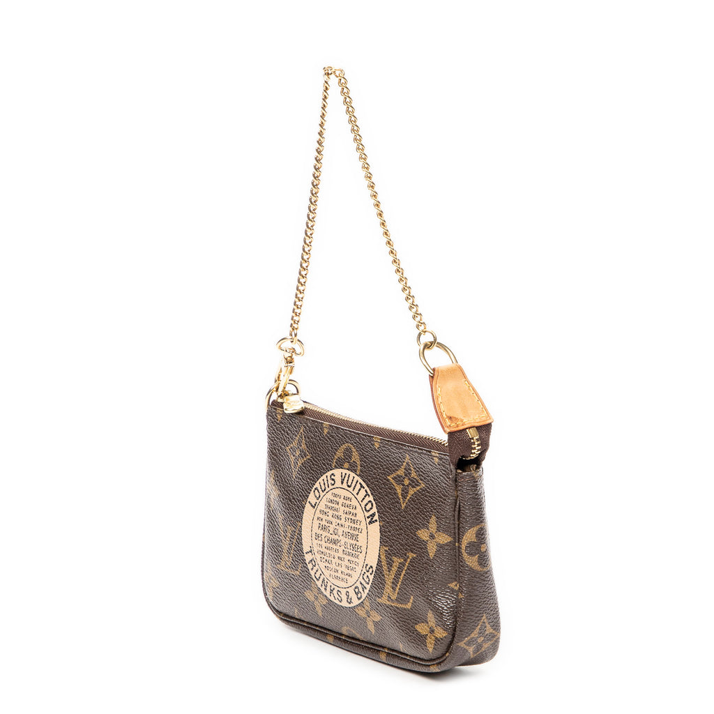 Pouch Ltd.Ed.Trunks&Bags Mini Pochette Accessoires Brown Monogram Trunks