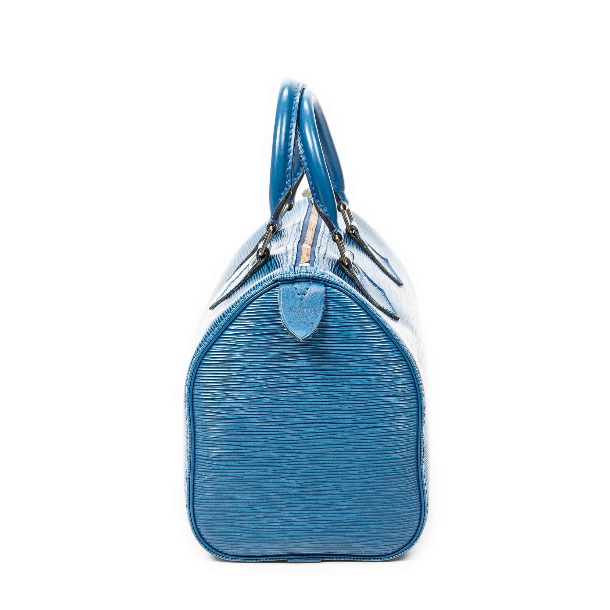 Handbag Speedy 25 Blue Epi