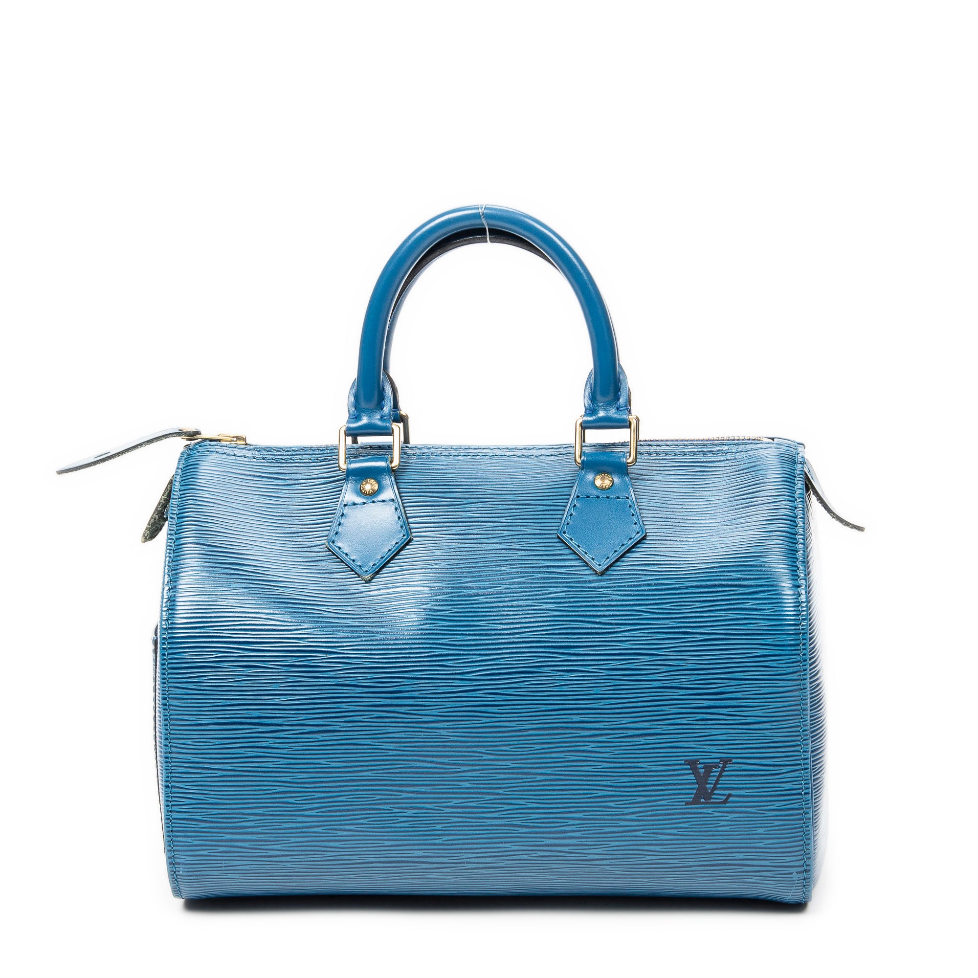 Handbag Speedy 25 Blue Epi
