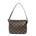 Handbag Trousse Make Up Pouch Brown Damier Ebene