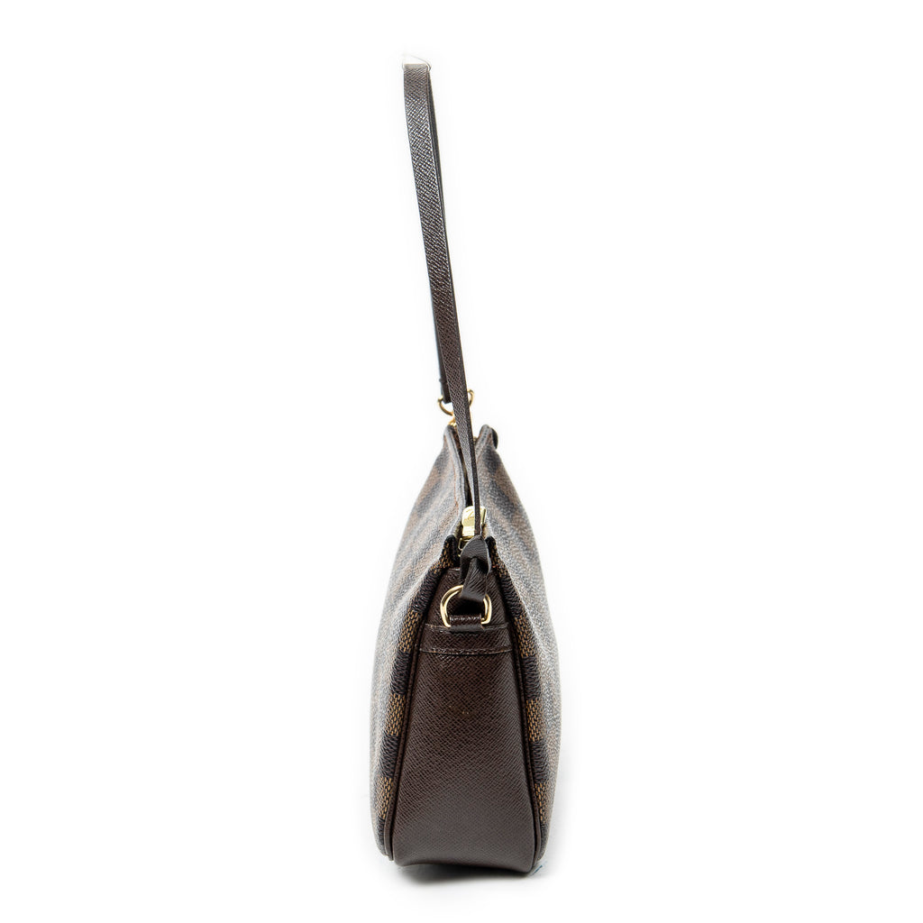 Handbag Trousse Make Up Pouch Brown Damier Ebene