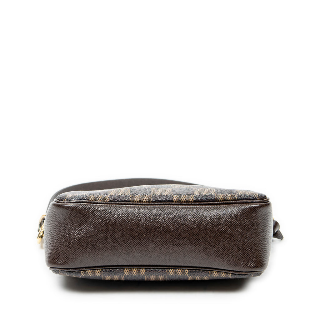 Handbag Trousse Make Up Pouch Brown Damier Ebene