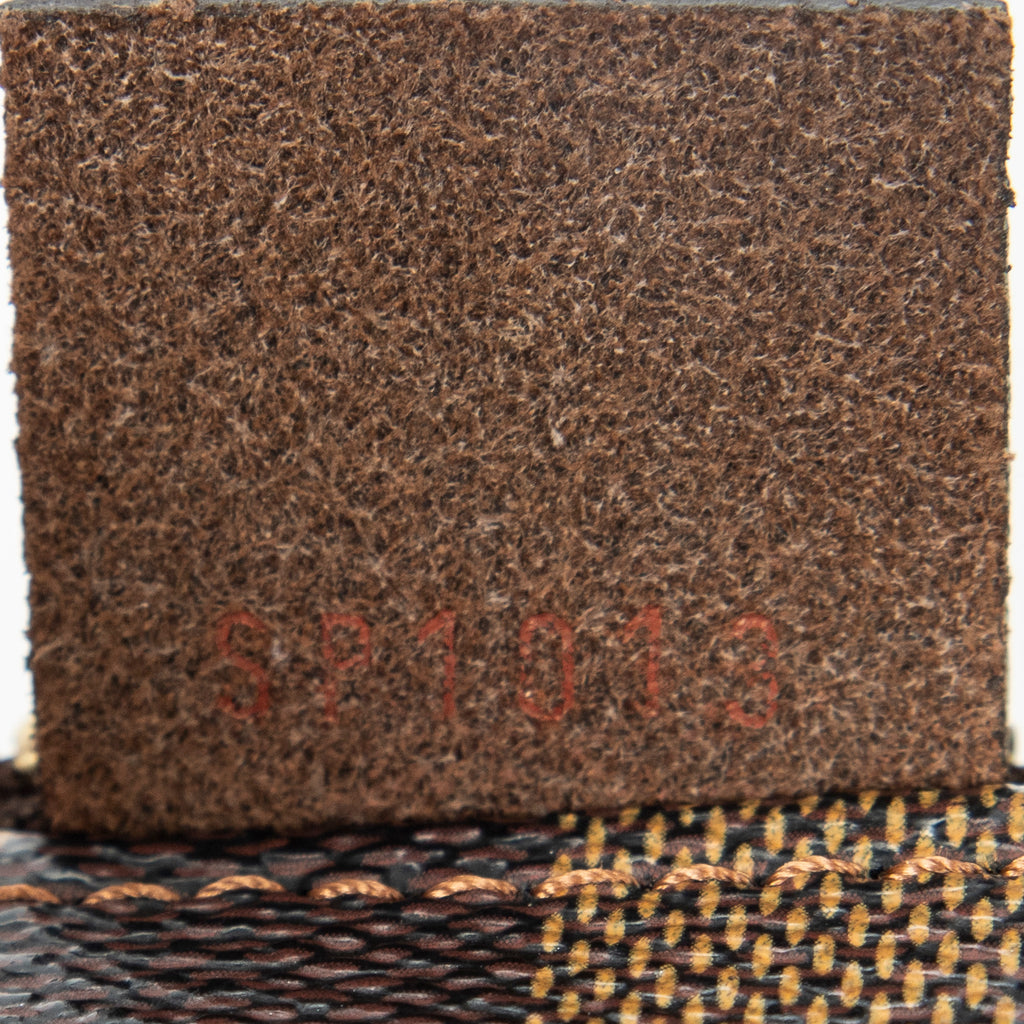 Handbag Trousse Make Up Pouch Brown Damier Ebene