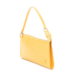 Handbag Accessory Pouch 24 Yellow Epi