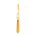 Handbag Accessory Pouch 24 Yellow Epi