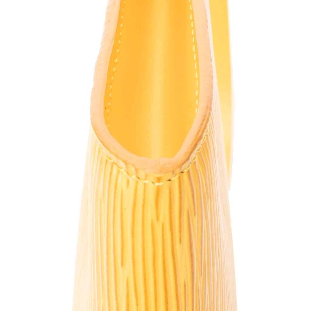 Handbag Accessory Pouch 24 Yellow Epi