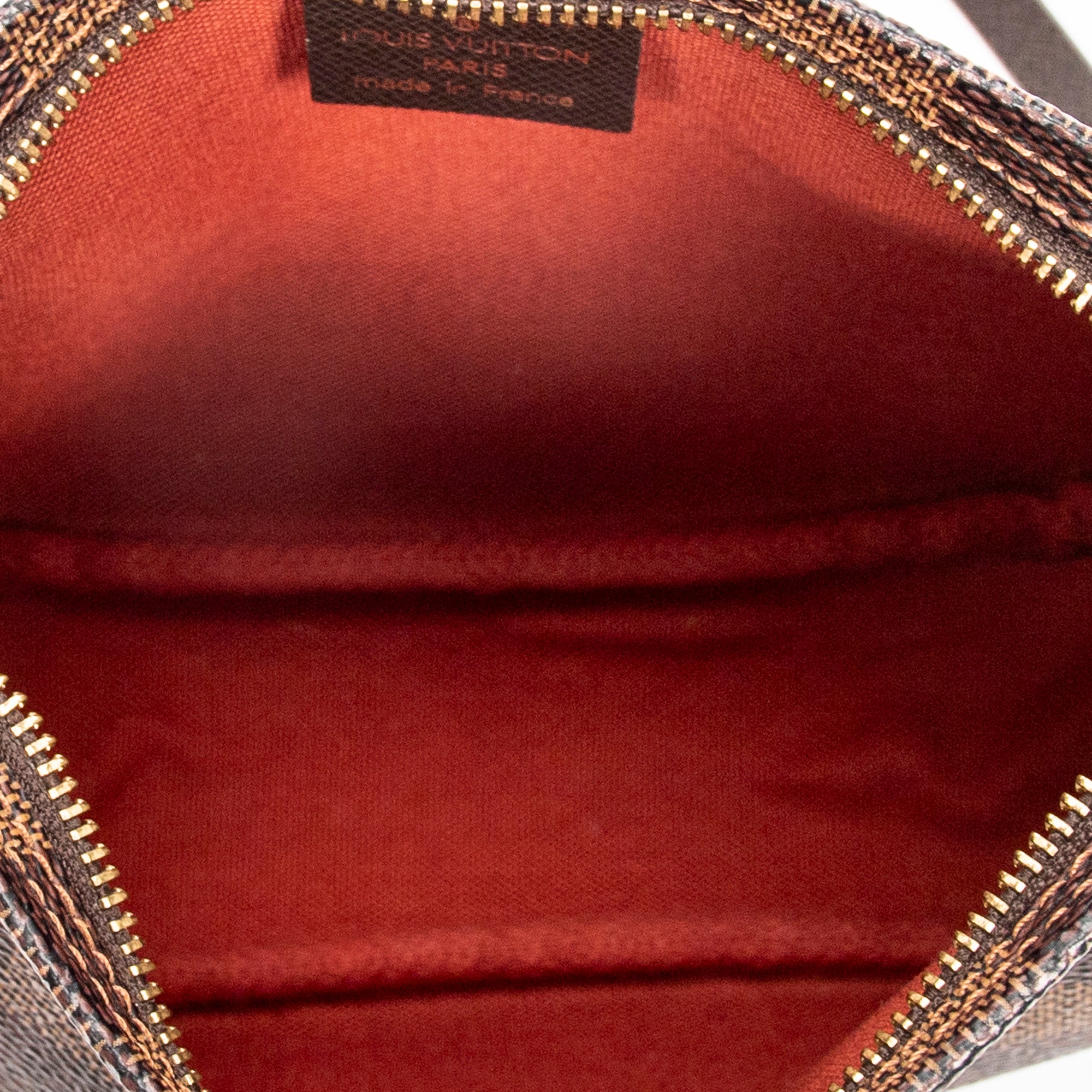Pouch Trousse Make Up Pouch Brown Damier Ebene