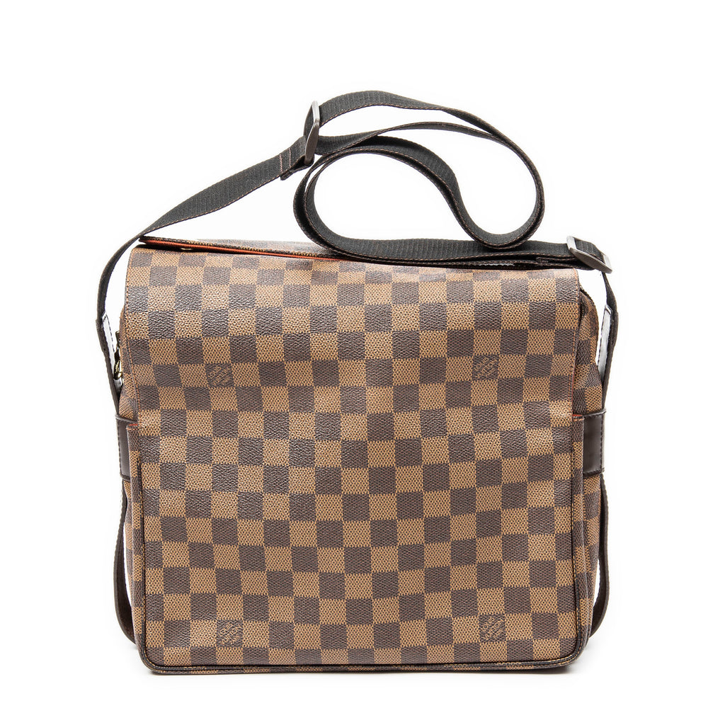 Shoulder Bag Naviglio Brown Damier Ebene