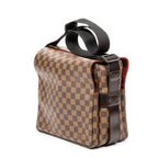 Shoulder Bag Naviglio Brown Damier Ebene
