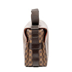 Shoulder Bag Naviglio Brown Damier Ebene
