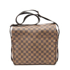 Shoulder Bag Naviglio Brown Damier Ebene
