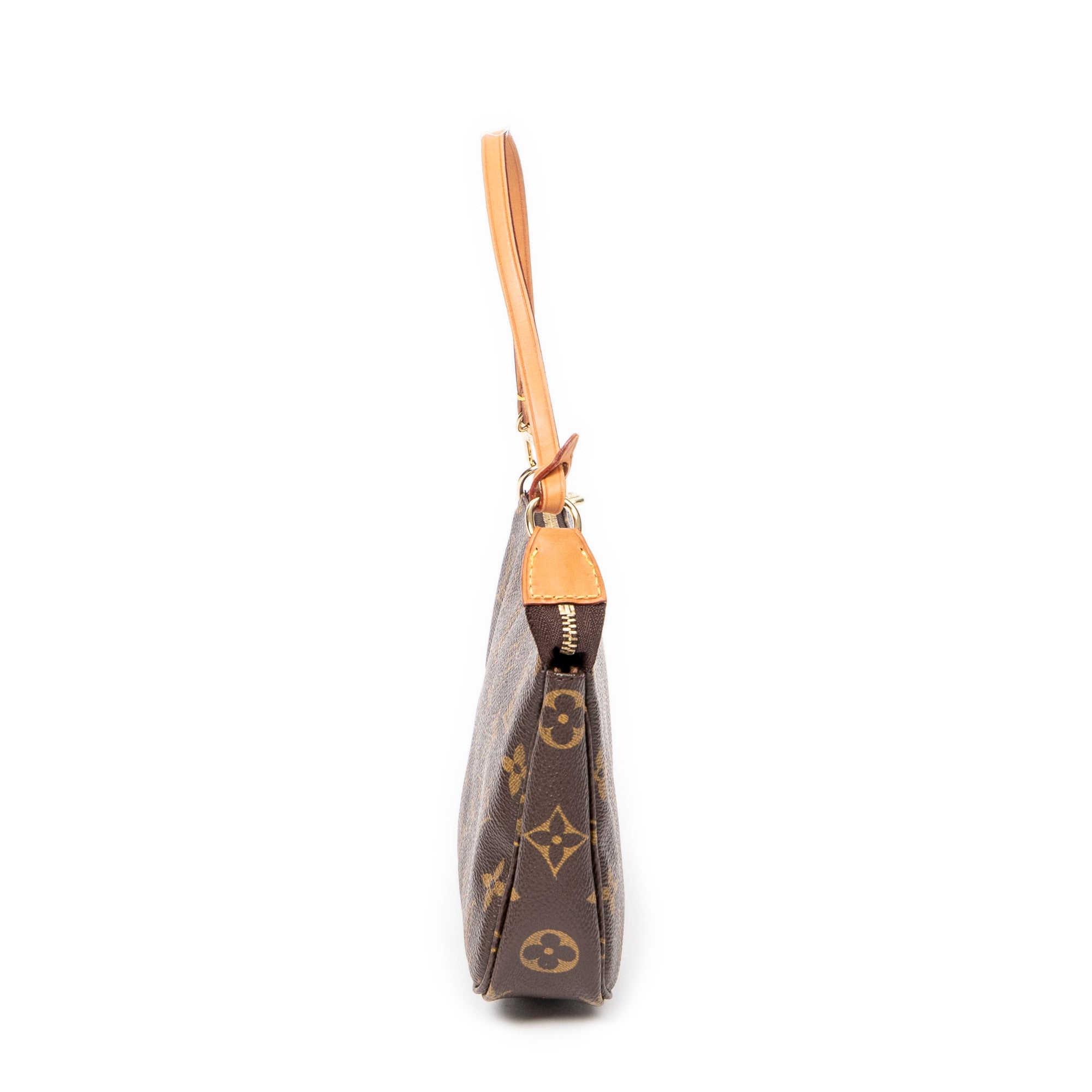 Handbag Accessory Pouch Brown Monogram Canvas