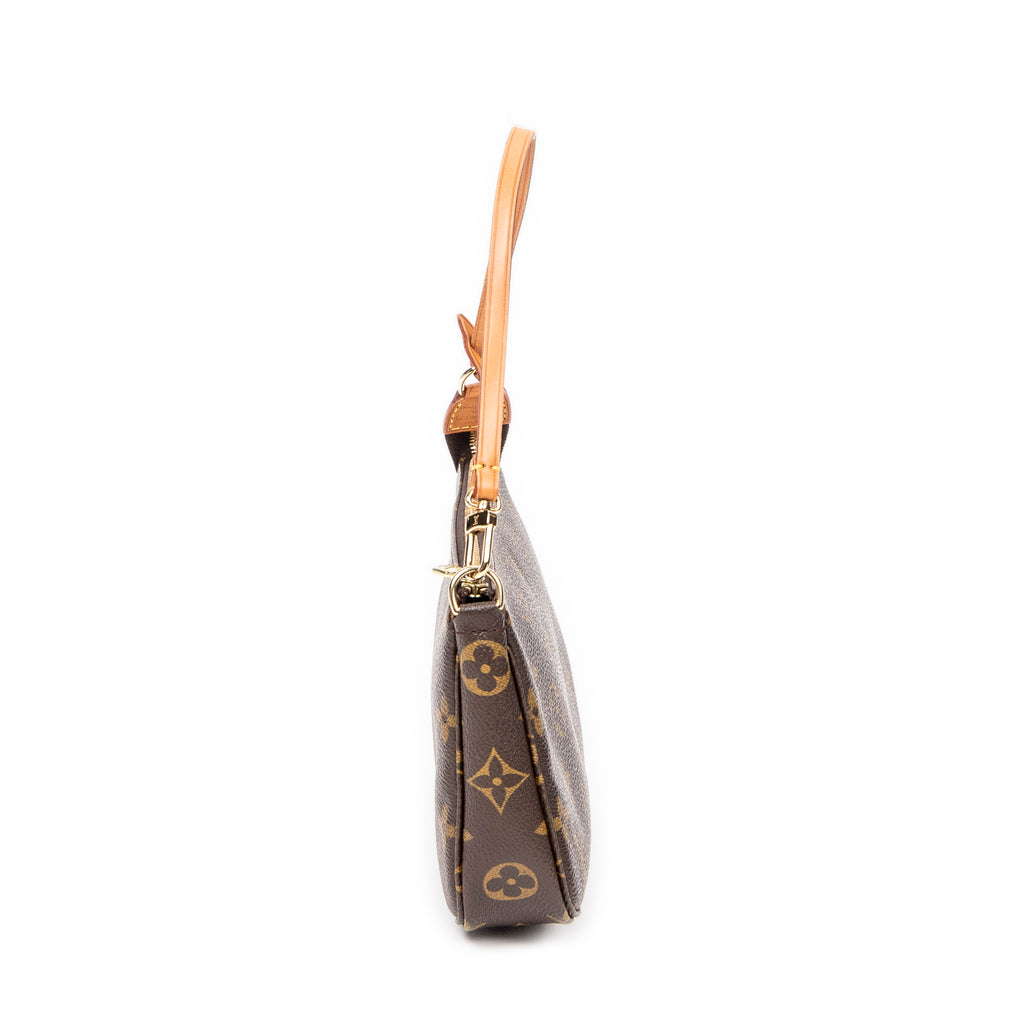 Handbag Accessory Pouch Brown Monogram Canvas