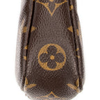 Handbag Accessory Pouch Brown Monogram Canvas