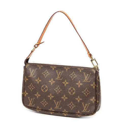 Bolsito de Accesorios para Bolso Lona Monogram Marrón