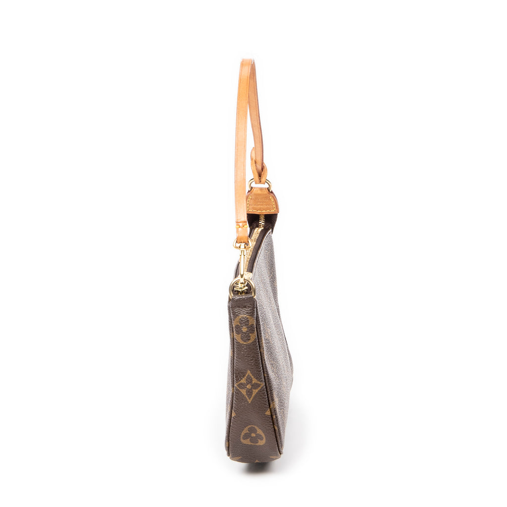 Handbag Accessory Pouch Brown Monogram Canvas