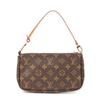 Handbag Accessory Pouch Brown Monogram Canvas