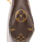 Handbag Accessory Pouch Brown Monogram Canvas